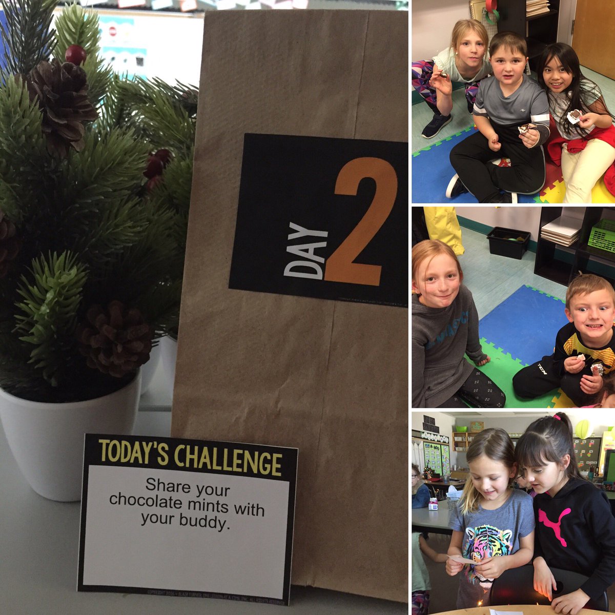 2TiemClass's tweet photo. We are spreading kindness during our 12 days of kindness! Learning ways to give and spread joy with those around us! @BentleySchool1 @WCPS72 https://t.co/R7o7dS4bJ4