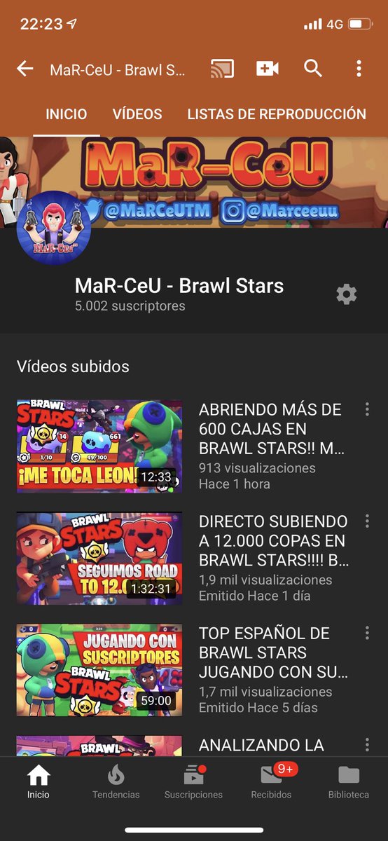 MaRCeUTM's tweet photo. 5000 Suscriptores antes del Global🌎 de el juego con el que me abrí el Canal😍😍😍 Ahora se viene el momento que tanto llevo esperando y me vais a ver más que nunca, así que iros acostumbrando😝😝🔥 https://t.co/9VquxUnDFw
