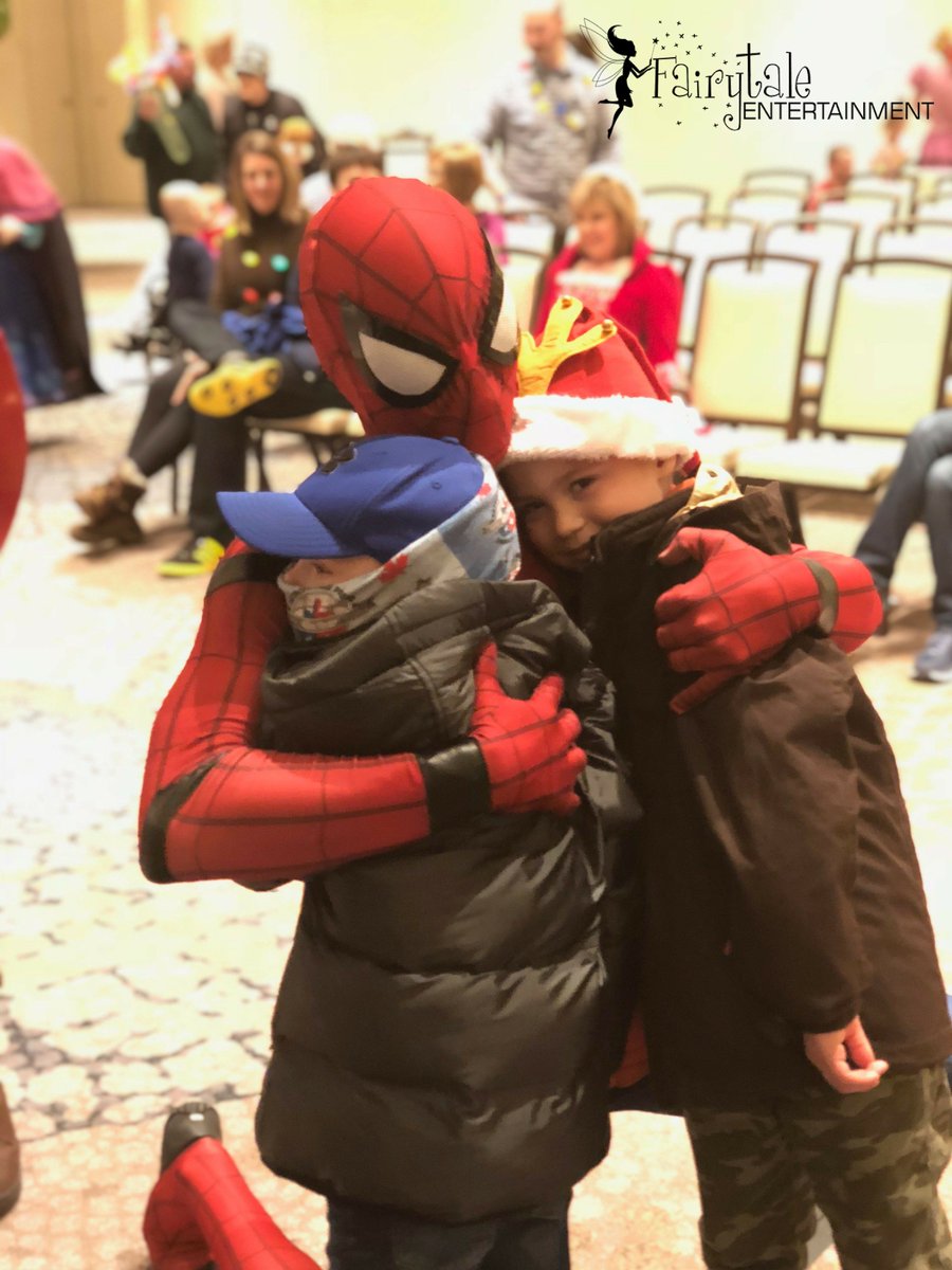 afairytaleparty's tweet photo. It was a privilege to attend #FlighttotheNorthPole again this year. The #Silverliners put together this amazing event each year and bring magic into the lives of underprivileged children. Thank you for allowing us to be part of their holiday experience💖🎄
.
.
.
#Spiderman #Sofia https://t.co/BQBjvEL6JP