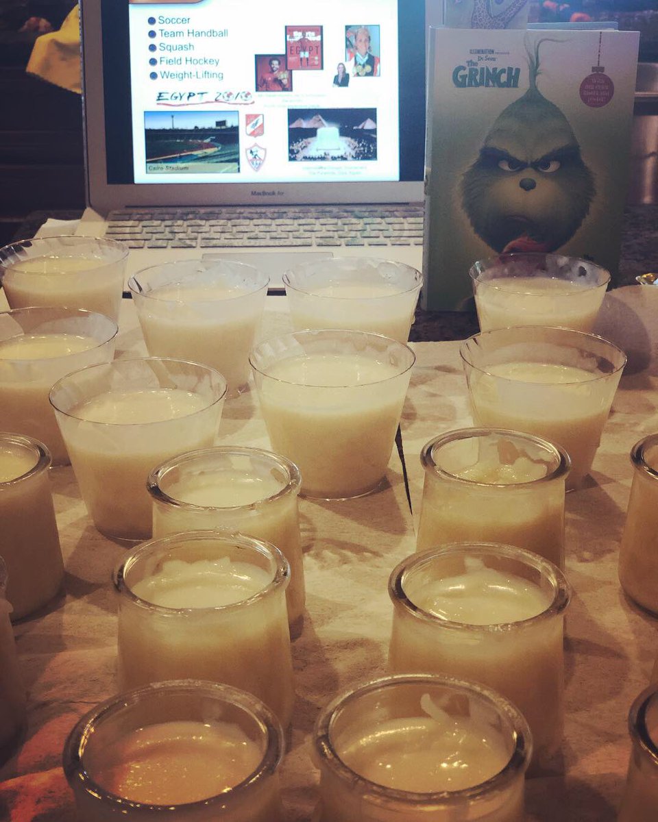 NohaEyada's tweet photo. Egyptian Rice Pudding, PowerPoint presentation on Egypt &amp; The Grinch Book for a very special and exciting time I n Yusuf’s class this afternoon for both The Mystery Reader &amp; Culture Week 📚🇪🇬🍨😋😍❣️ https://t.co/BCu6dqinRP