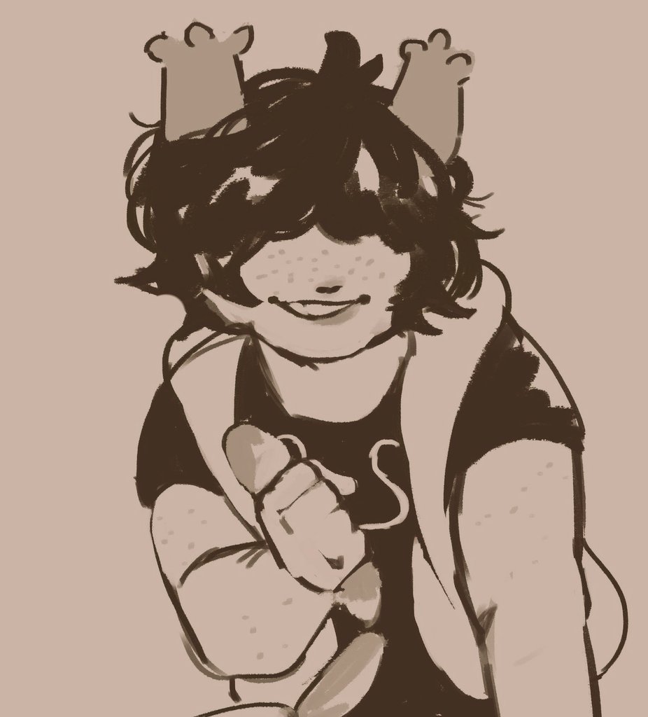 punkaches's tweet image. Sketches I did after playing vol1 earlier this year 🐣 #hiveswap #ardata #diemen