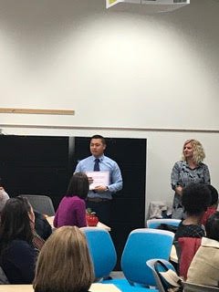 GeoSouthernCOE's tweet photo. Take a look at some of the scenes from the @GeoSouthernMGED pinning ceremony! Congratulations, #EagleEducators! #GSGrad18 #SoaringIntoTheFuture https://t.co/eUZDFAe2Ss