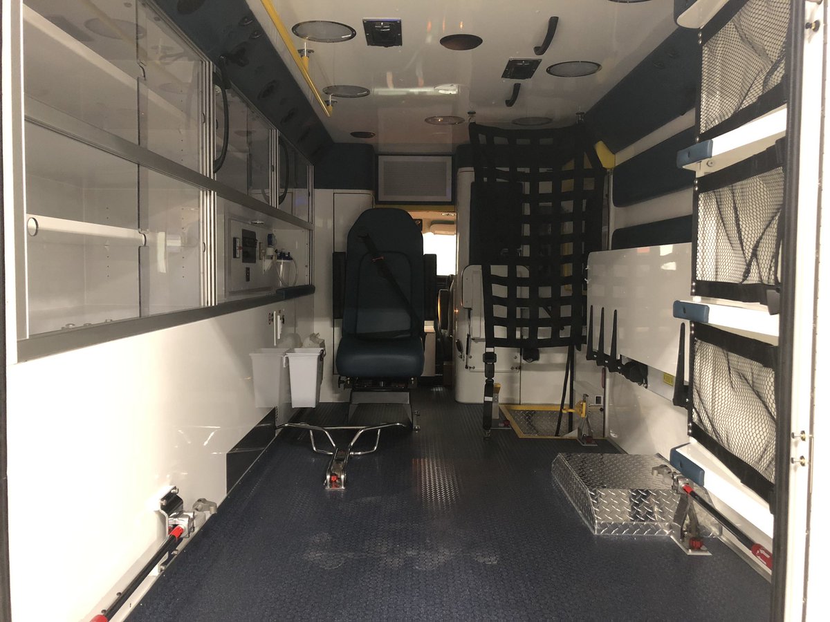 Exciting day today as we took delivery of our brand new #Ambulance. Thank you <a href="/CrestlineCoach/">Crestline Coach</a> for the new Chevrolet Fleetmax. Thank you also to #CowanImaging for the amazing decal job. #Paramedics