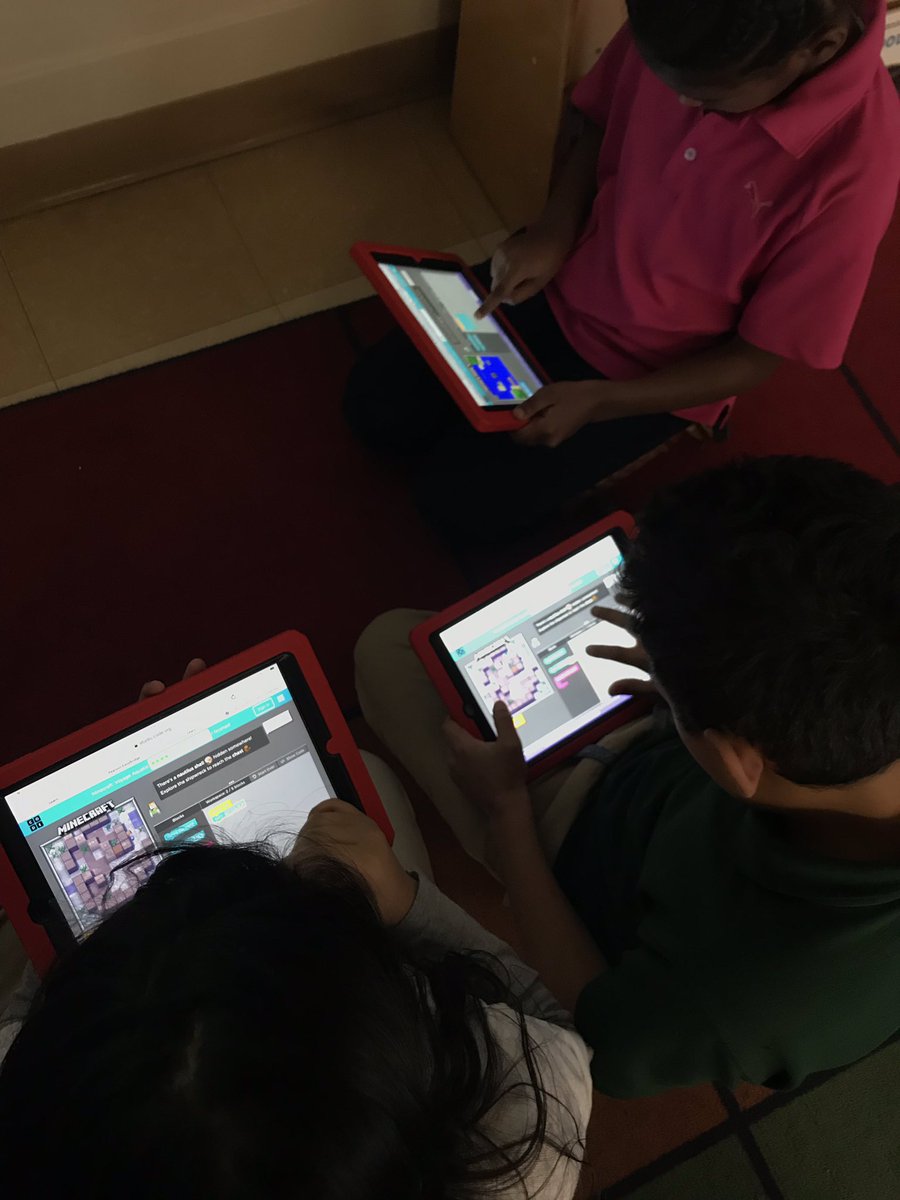 We loved participating in #HourOfCode! Students really embraced critical thinking skills as they created their Minecraft games. <a href="/schooldist186/">District 186</a> <a href="/186TechTILs/">186 Tech TILs</a>