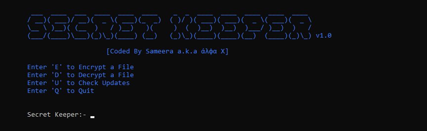 KitPloit's tweet image. Secret Keeper - Python Script To Encrypt & Decrypt Files With A Given Key j.mp/2B3DnTJ #AESEncryption #CBCAESEncryption #Python