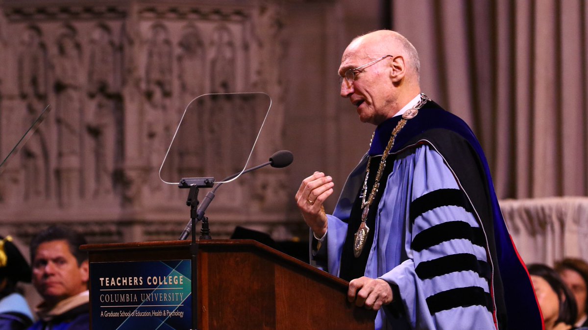 TeachersCollege's tweet image. What a historic day for TC! Thomas Bailey was inaugurated earlier today as the 11th President of Teachers College in front of hundreds of students, faculty, staff, trustees, alumni, family and friends. Congratulations President Bailey! #TCInauguration