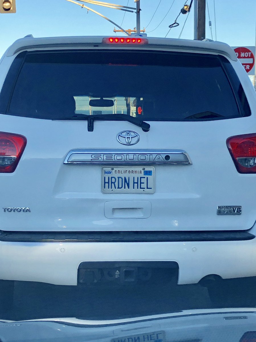 IAmSharon's tweet photo. Is this person a specialist for Viagra gone bad (if your erection lasts for 4 or more hours, please see a doctor)? #licenseplate #WhatDoYouThink #viagra https://t.co/Kaloltxg7G