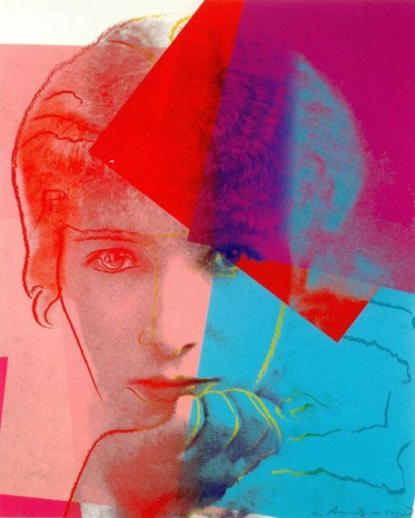 Andy Warhol, Portrait of Sarah Bernhardt (1980).