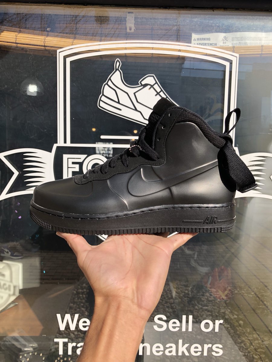 air force 1 foamposite cup triple black