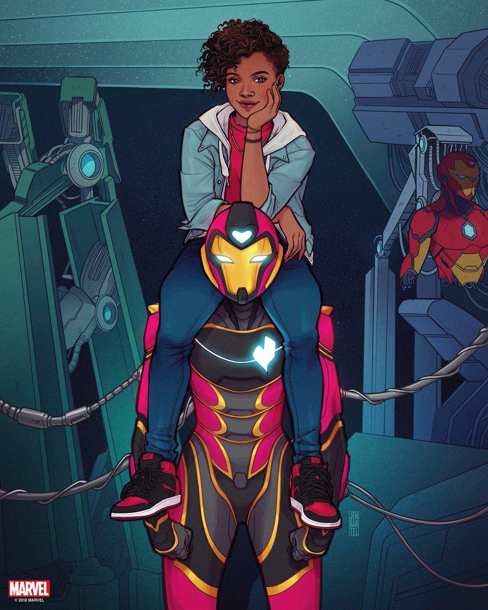Riri Williams aka IronheartAbilities: Super Genius Intellect. Created and reversed engineered Ironman's armor