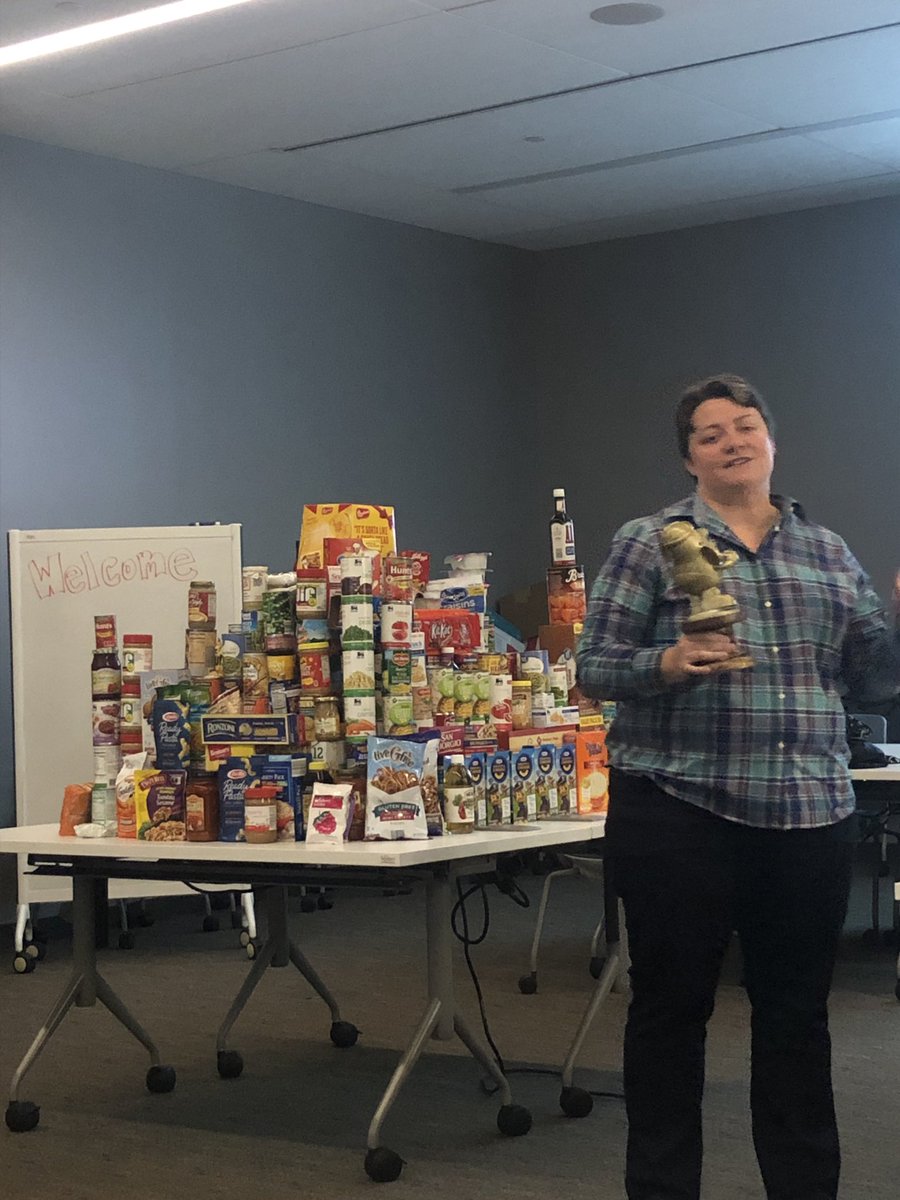 A bit bummed that <a href="/Seidelschool/">Seidel School of Education</a> came in second, but #CHHS is a worthy winner. Nice work getting more supplies for <a href="/SalisburyU/">Salisbury University</a> <a href="/FlockFood/">FOOD FOR THE FLOCK</a> pantry everyone!