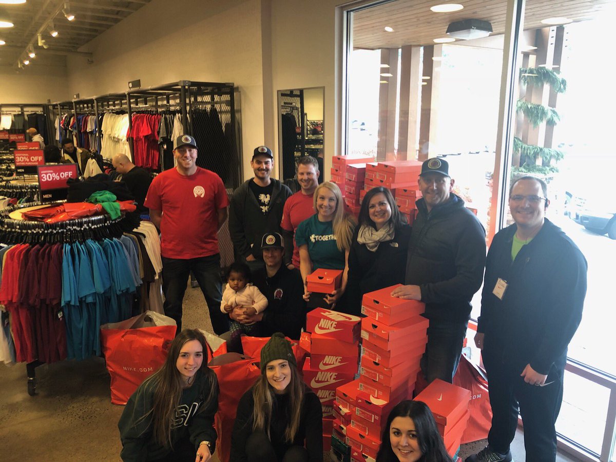 TumwaterFirefighters (@tumfireunion) on Twitter photo Tumwater firefighters spent the morning in partnership with <a href="/TOGETHERTC/">TOGETHER!</a> purchasing 142 pairs of brand new <a href="/Nike/">Nike</a> shoes for kids in need in the Tumwater community. Thanks to our supporters @Charliesbarolympia <a href="/Frmad/">FRANCISCO MARIA</a> <a href="/TumwaterTEA/">Tumwater Education Association</a>. @WSCFF_UNION Tumwater firefighters spent the morning in partnership with <a href="/TOGETHERTC/">TOGETHER!</a> purchasing 142 pairs of brand new <a href="/Nike/">Nike</a> shoes for kids in need in the Tumwater community. Thanks to our supporters @Charliesbarolympia <a href="/Frmad/">FRANCISCO MARIA</a> <a href="/TumwaterTEA/">Tumwater Education Association</a>. @WSCFF_UNION