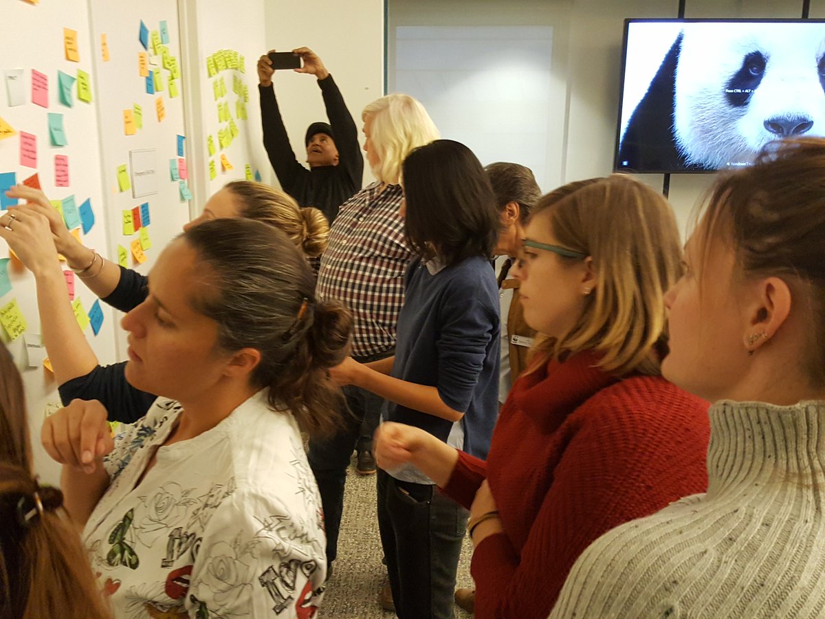 Under the watchful eyes of the panda: participants of the #wwffuller symposium and <a href="/wwfscience/">WWF Science</a> tackle the difficult task of providing guidance for applying systems thinking to conservation.
#livingsystems #booksprint