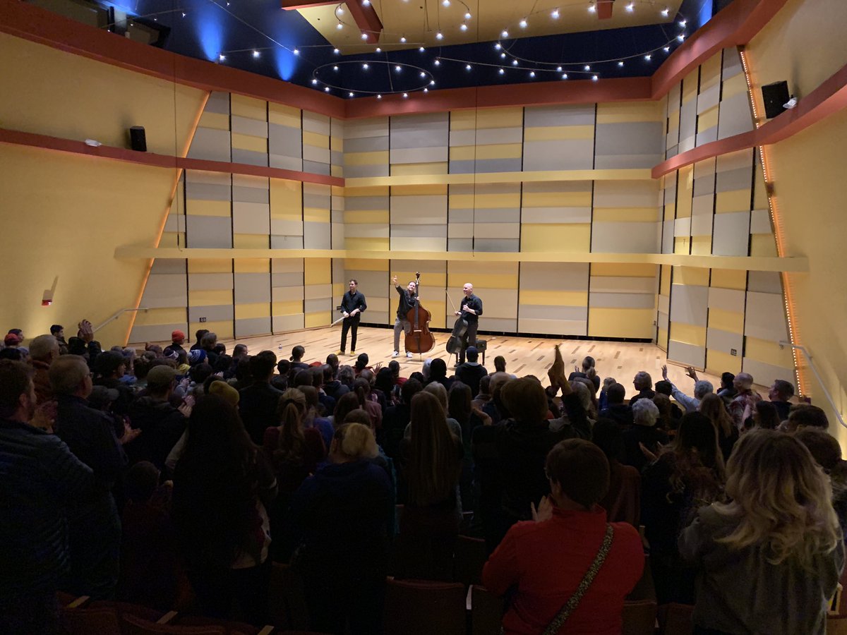 thePROJECTTrio's tweet photo. Awesome show last night @ColoradoMesaU! The people of Grand Junction truly brought the energy. Looking forward to rocking tonight with the CMU concert band at Best of the West Festival. https://t.co/0X6CKz8TJT