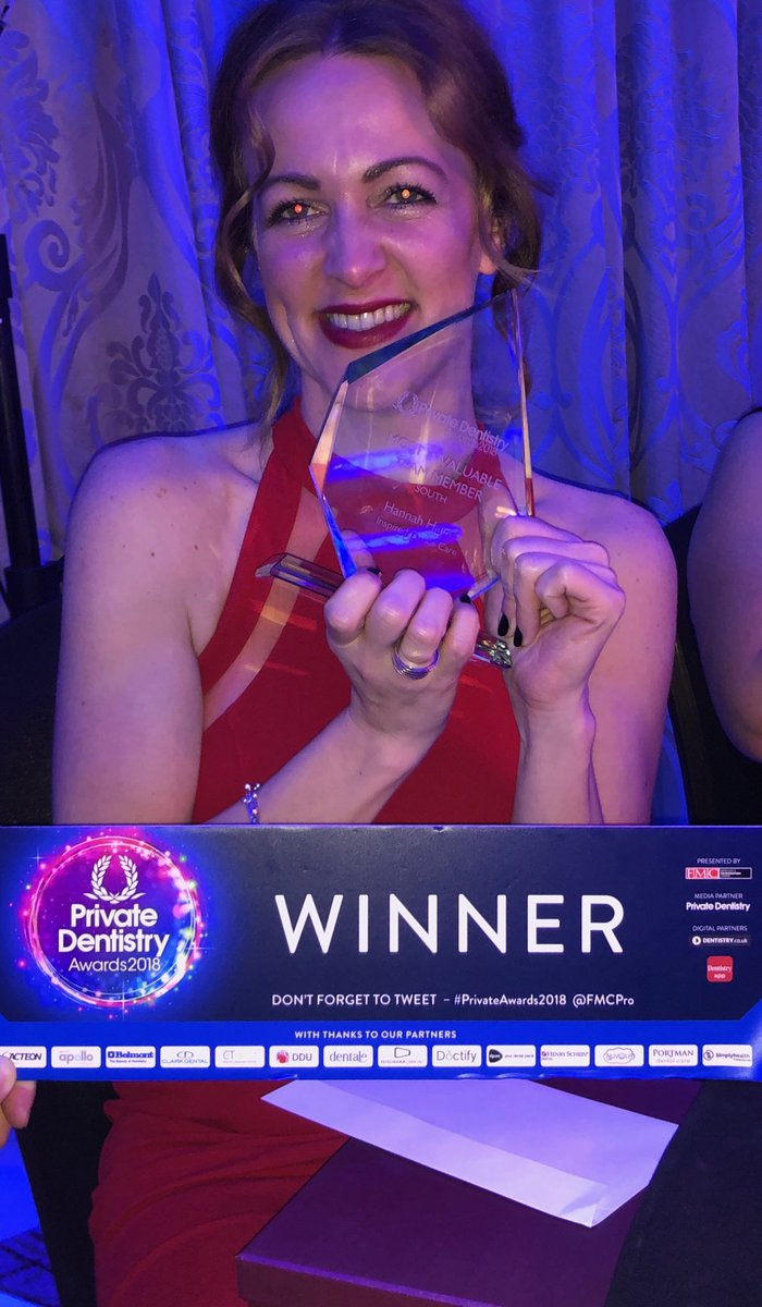 Most invaluable team member - South <a href="/fmcpro/">FMC Professional</a> #privatedentistryawards #privatedentistryawards2018 #award-winning #finalists #exeterdentist #exeter #mostinvaluableteammembe #privateawards18 #PDAwards18