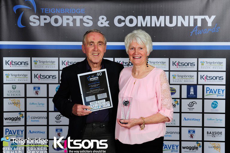 Congratulations to Janice &amp; Mike Hindle for winning the Lifetime Achievement Award sponsored by Cavanna Homes <a href="/newtonabbotac/">Newton Abbot AC</a> #TSCA2018