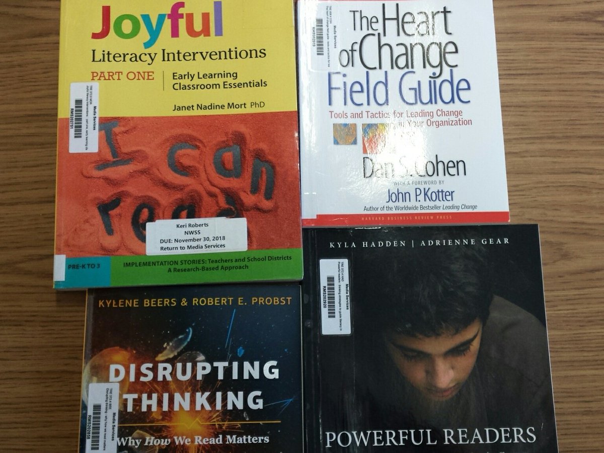 KristieOxley's tweet image. Teacher resource books focused on literacy available to borrow from Media Services. #SD40LEARNS