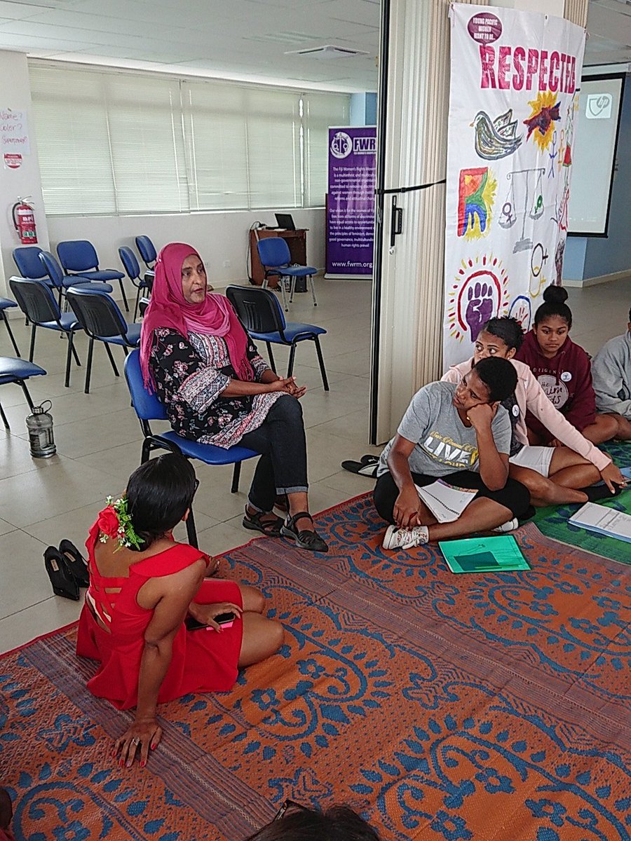 FWRM1's tweet photo. "it's important to have passion. Be sure you love the job. Don't make work only as a way of living, find something you love." Dr Natasha Academic researcher and FWRM Board Member #16DaysFiji #safeworkplaces https://t.co/6mSFC423ch