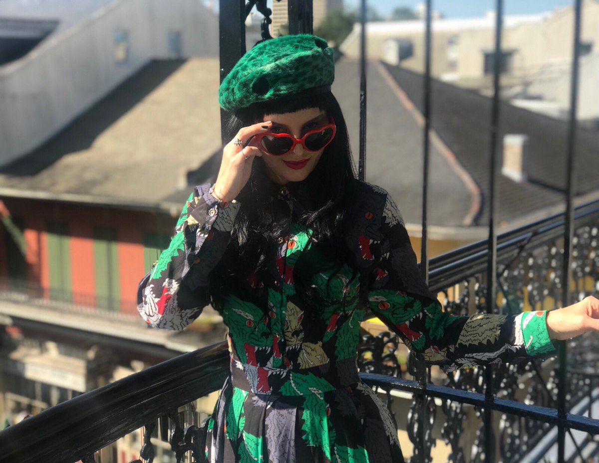 celebratingBDAYof a certain #Sagittarius ❤️ in #thebigeasy flying high above #NewOrleans w old friends&amp;new!Can’twait 2return! ✈️ 2nite <a href="/JOHNMAUS/">John Maus</a> &amp; <a href="/maraschinoxo/">Maraschino</a> play #HollywoodForeverCemetery ⭐️lastnite greatshow by  #DRINKS, new #NativeFauna on horizon🌙good2beback L.A. ! 🎵