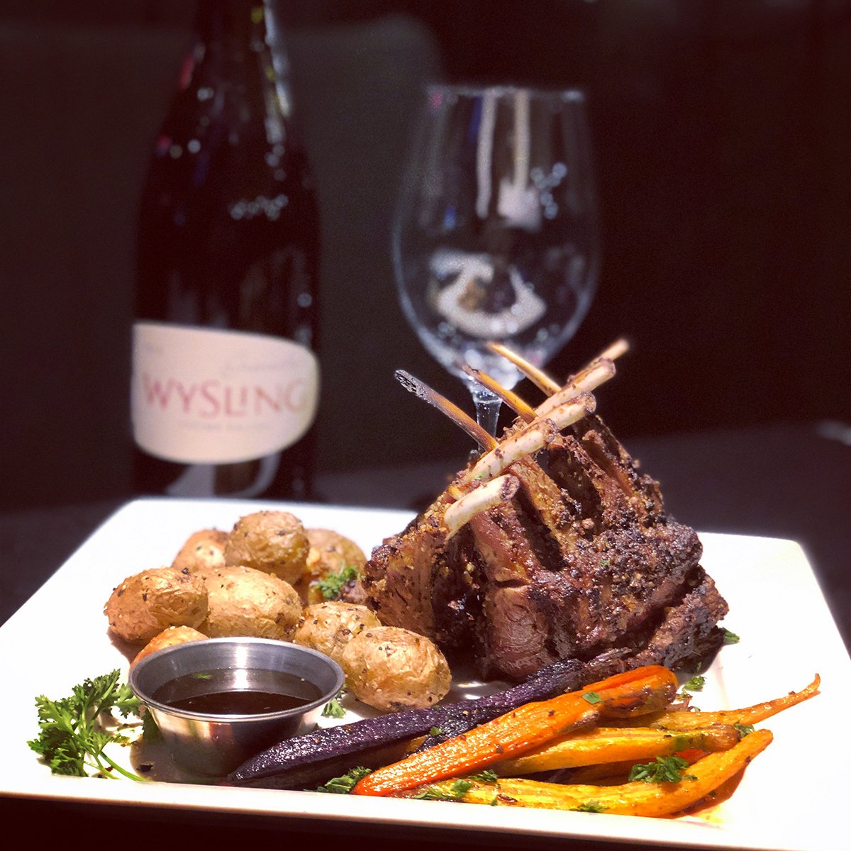 These tender Lamb Chops are a must have this weekend!
Served with baby baked potatoes and rainbow brown butter carrots!
Make sure to treat yourself this weekend!