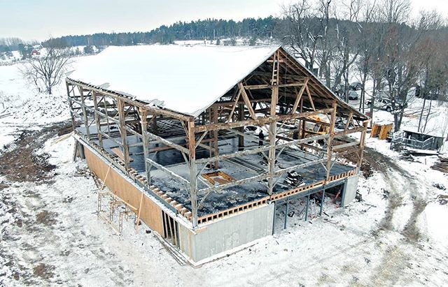 setless's tweet photo. Drone shot taken by @waddell_engineering of our barn renovation up in Mono. Trades up there have been fantastic!
.
.
.
#setlessarchitecture #architecture #design #construction #renovation #modernarchitecture #drone #dronephotography #dronestagram #winter… https://t.co/Iv50a14y5P https://t.co/dkDEEu5M4Q