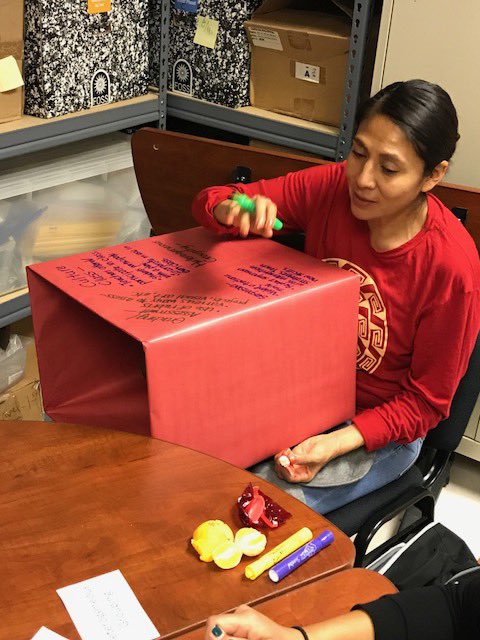 SaltRiverSuper's tweet photo. SRES teachers thinking outside of the box for ways to support our students. https://t.co/dmebCTf3xa