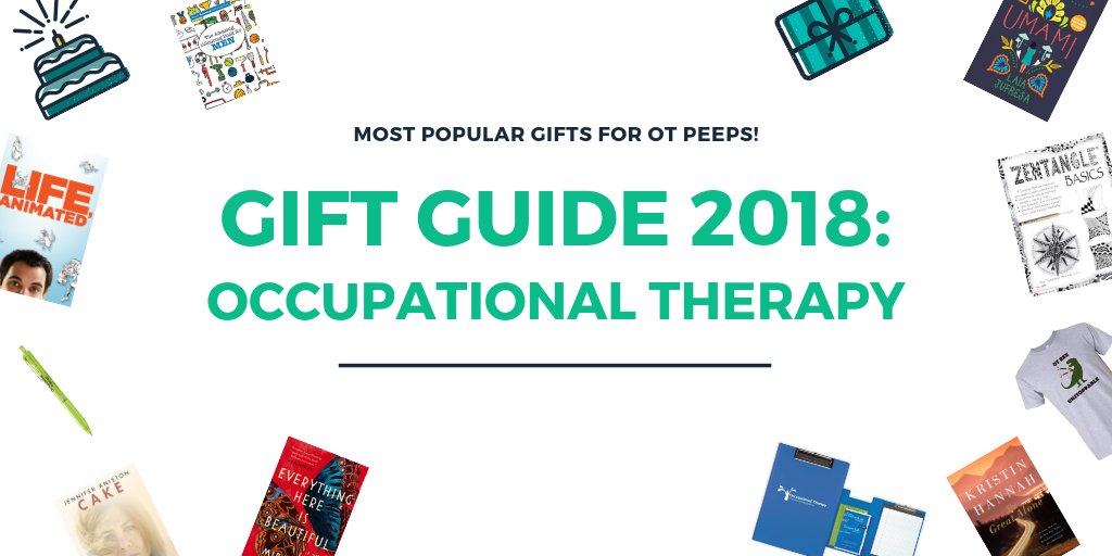 AOTAInc's tweet photo. Are you looking for gift ideas for #occupationaltherapy practitioners or students? (Or for yourself?) Don’t miss our gift guide for #OTweeps! https://t.co/zRIlcK3hQM https://t.co/VbGCJdiXsL