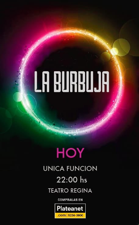 🎭Últimas localidades en boletería <a href="/teatroreginaok/">TEATRO REGINA</a> 🎫 LOS ESPERAMOS HIY 22hs