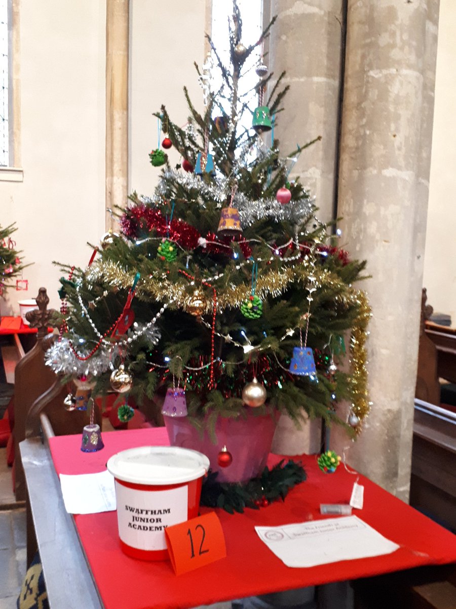 HilaryDeLyon's tweet photo. Tomorrow is the last day to visit our Christmas tree festival at Swaffham Parish Church and enjoy coffee and cake. https://t.co/XRkZxzy5vH