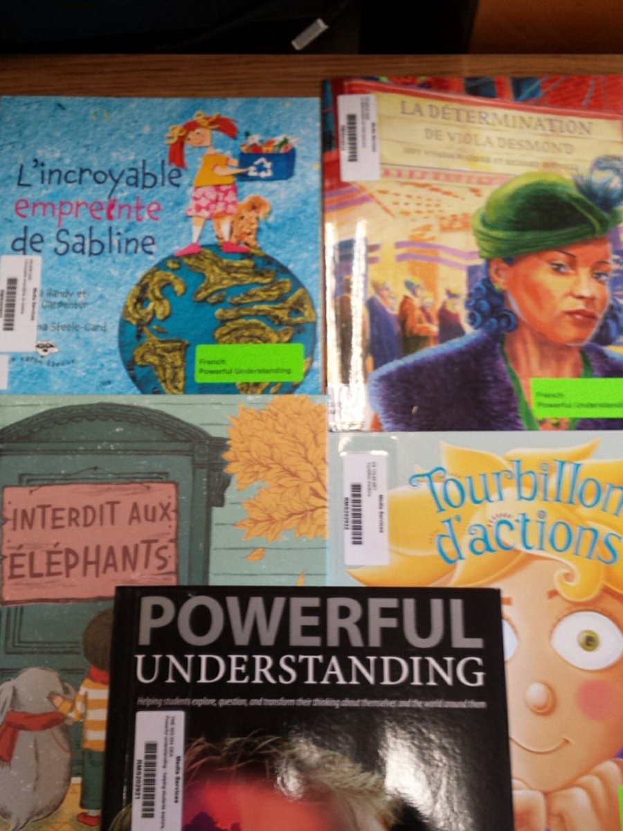 KristieOxley's tweet image. Powerful Understanding teacher resource book and accompanying French picture books can be found in the French Powerful Understanding copy category in the Media Services catalog. goo.gl/UhFqGS #sd40learns