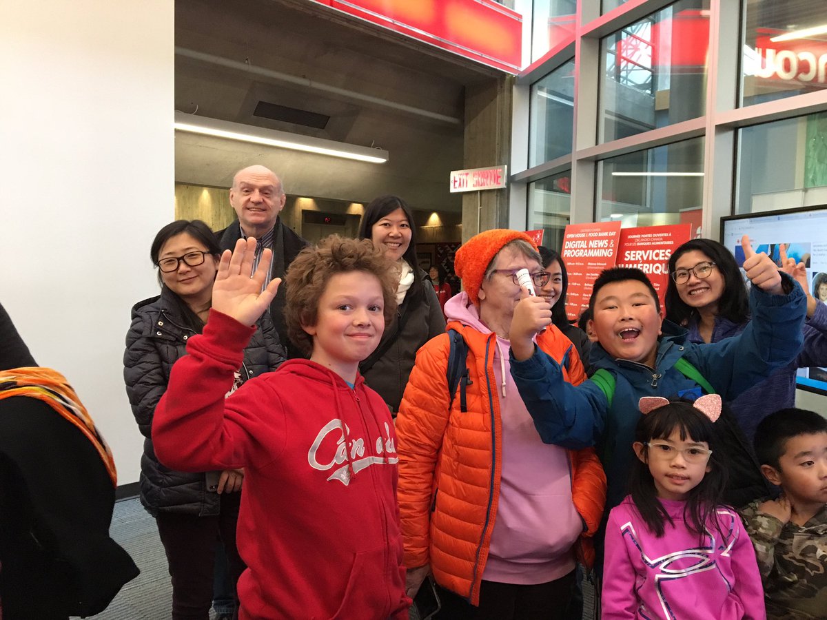 mylenebriand's tweet photo. Un groupe à notre station #visiteRc https://t.co/z4UFlttoeM