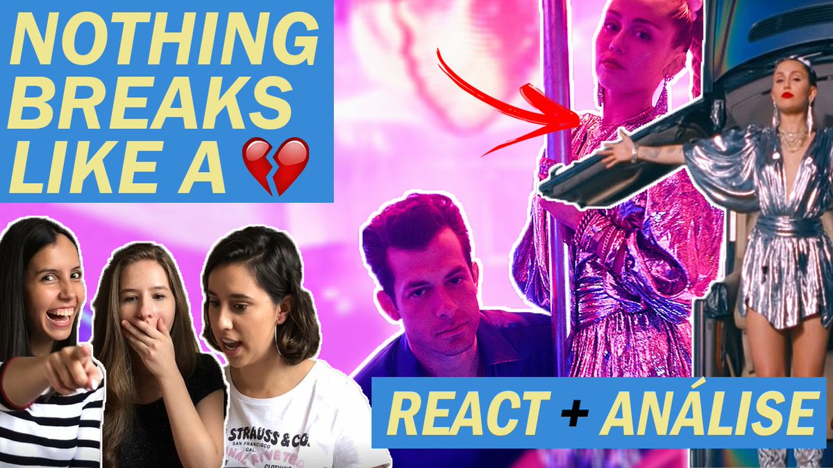 O ENIGMA DE MILEY CYRUS E MARK RONSON l NOTHING BREAKS LIKE A HEART REACT youtube.com/watch?v=bi9Sn1…