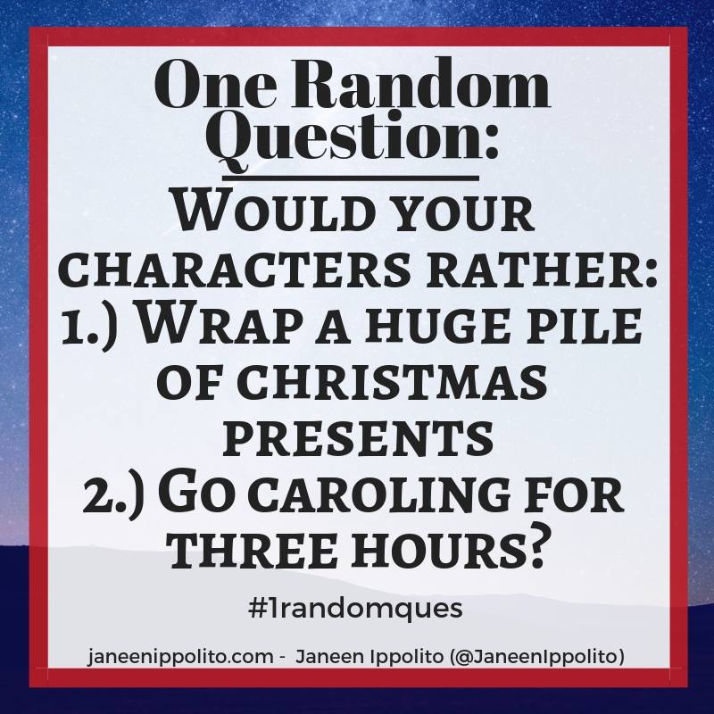 KTIvanrest's tweet photo. Navarion: Caroling for sure! Spreading cheer, spending time with your friends, and meeting new people!
Alahir: And freezing your ***** off.
Nav: ...I take it you'll be wrapping presents, then?
Al: And the fire is soooo delightful. Bring on the masking tape. 😎
#1randomques https://t.co/62kNdGa1mm