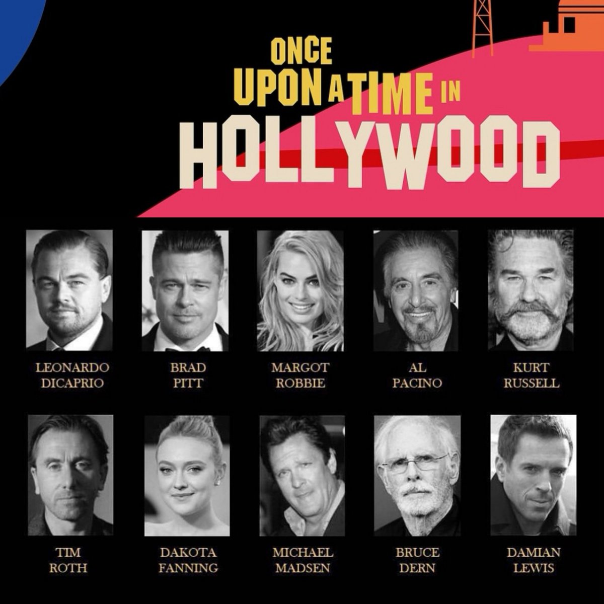 What a cast! #OnceUponATimeinHollywood #QuentinTarantino's 9th film
Summer 2019
quentintarantinofanclub.com/?p=news&id=111…