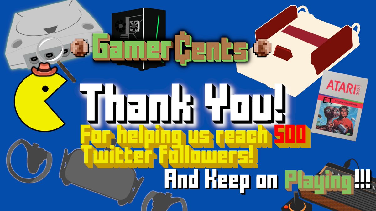 8BitAbe's tweet photo. Hey everyone!

We just wanted to say thanks to all of our now over 500 followers on
Twitter!!!

📢H U G E 📢 shoutout to some of our newest followers!

@TheHellzGates
@BlackT0AST3R
@VibedGamers
@Dalirocksursox
@ImSphyx
@Captain_Ned

Now get out there and play some games!!!
🕹️🎮🕹️ https://t.co/2GzGzbdZKv