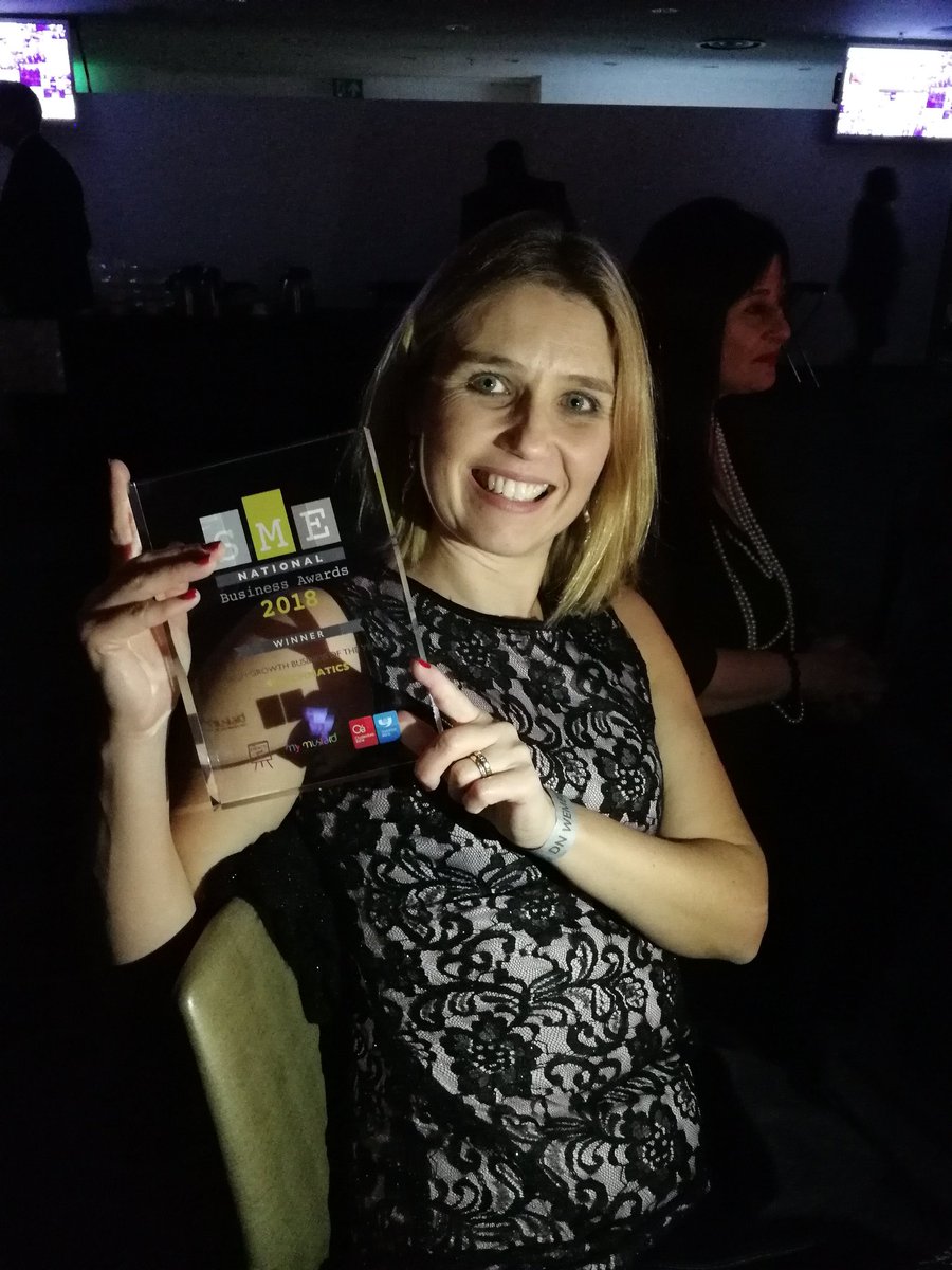 Speechmatics only went and won high growth business of the year at #smenationals!