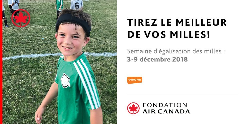 AirCanada's tweet photo. #SemaineDégalisation: dernière chance auj. de faire un don de milles @Aeroplan à la Fondation @AirCanada pour son #Programme deTransportHospitalier et ainsi aider des enfants malades à obtenir les soins dont ils ont besoin loin de la maison! #PTH2018 https://t.co/WkmxPtH4NS https://t.co/c6830gEPVr