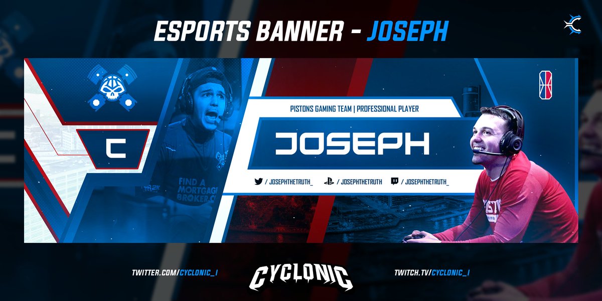 cyclonic_I's tweet photo. Esports banner | @JosephTheTruth_ @PistonsGT 

Finally back with a 2KLeague banner, let me know what you think! Likes/RTs appreciated as always. https://t.co/GETcOXO5VM