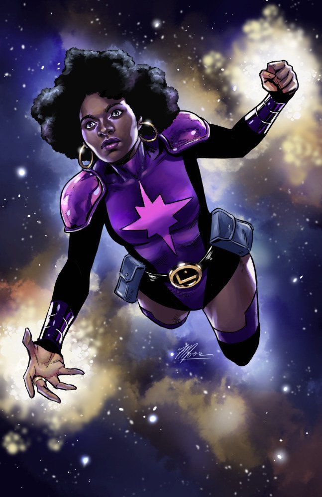 Jazmin Cullen aka Kid QuantumAbilities: Can create stasis shields. Flight via Legion Flight Ring