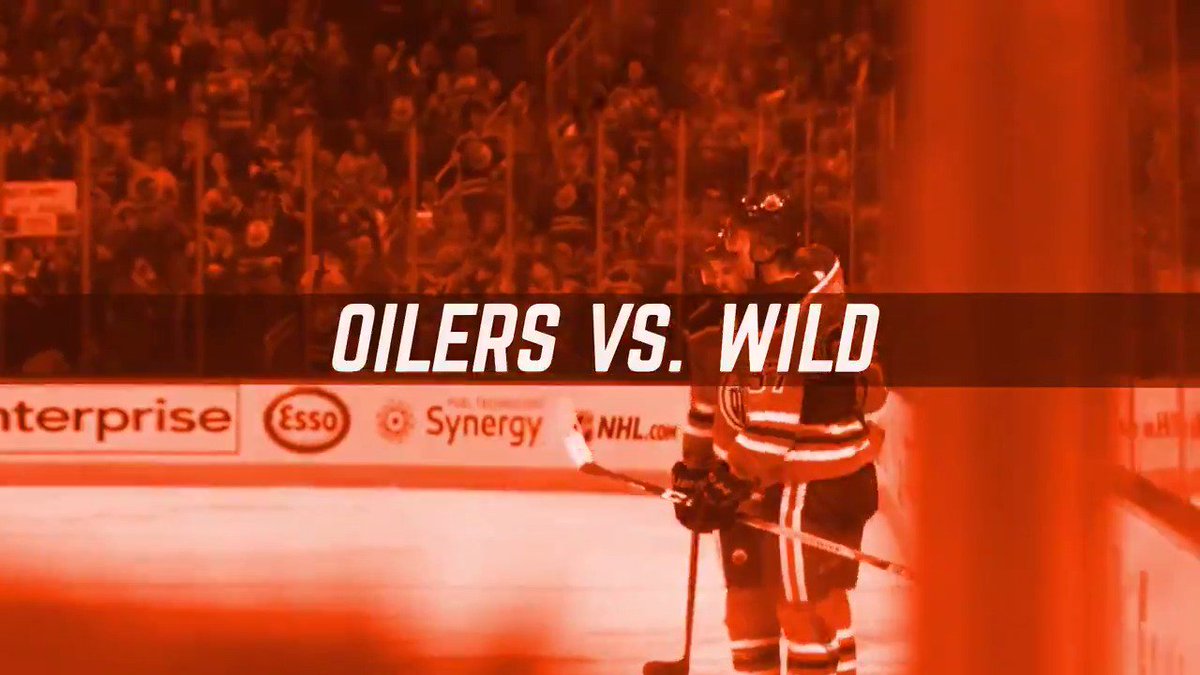 Let's get a little Wild tonight, shall we? #LetsGoOilers https://t.co/JYBLA0vu7H