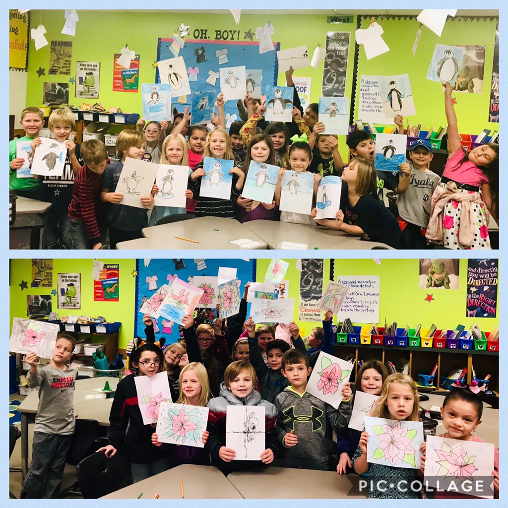GingerBryan15's tweet image. Getting ready for our winter e-time art gallery @ActonElementary #celebrate2ndgrade #legacyAES #directeddrawing