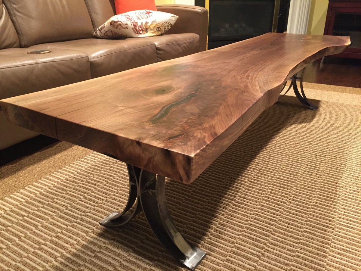 LuxedgeCo's tweet photo. Handcrafted live edge coffee table by our Luxedge team. Choose your size, wood, base and finish - and we will create and ship to your door! 😁🌍 DM us for more info! #modernfurniture #customtables #modernoffice #homedecor #renovations #myluxedesign https://t.co/8nsMCp9Wcy
