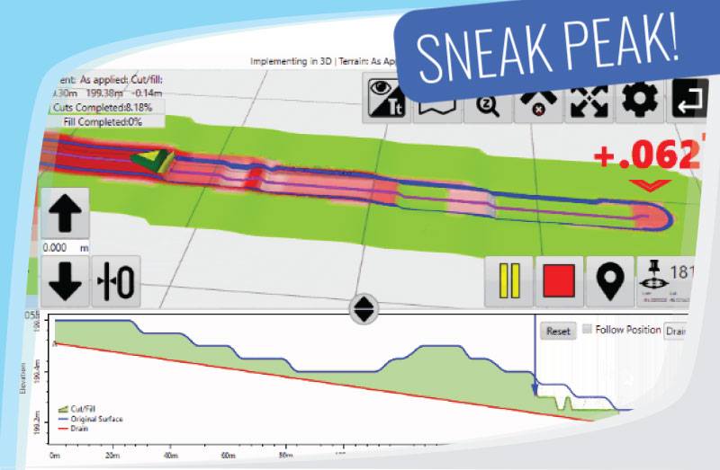T3RRA Cutta 2 🚀 Launching Dec 15
Ever wished your cut/fill map would change color as you progressively filled the lows and cut down the hills? Shouldn't your software be able to tell you how far through a job you currently are?
Introducing real-time map updates in T3RRA Cutta 2.