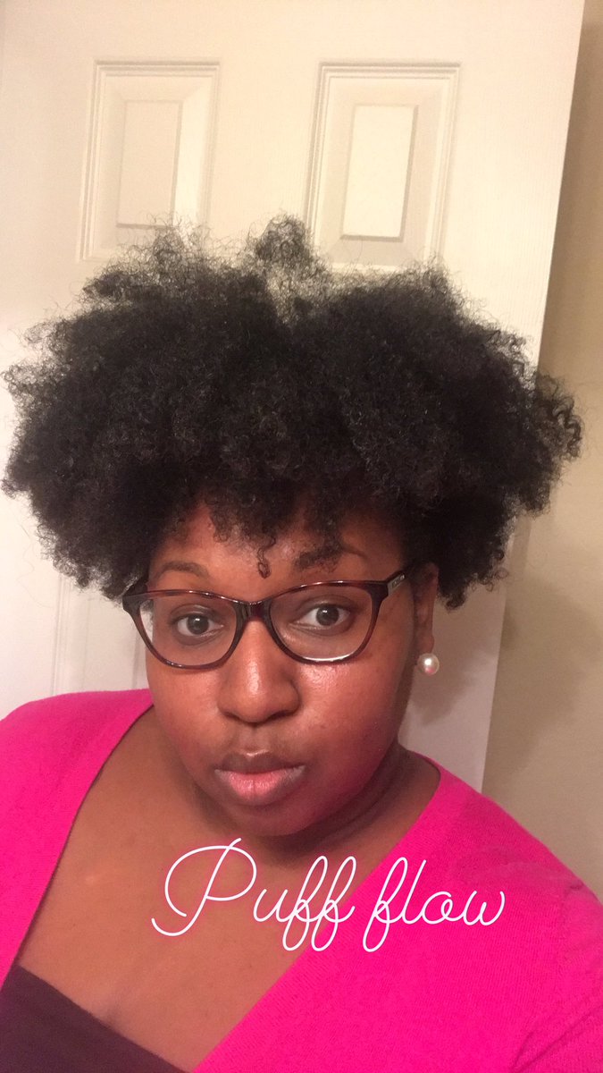 CortnieDeNise's tweet image. #puffflow #naturalhair