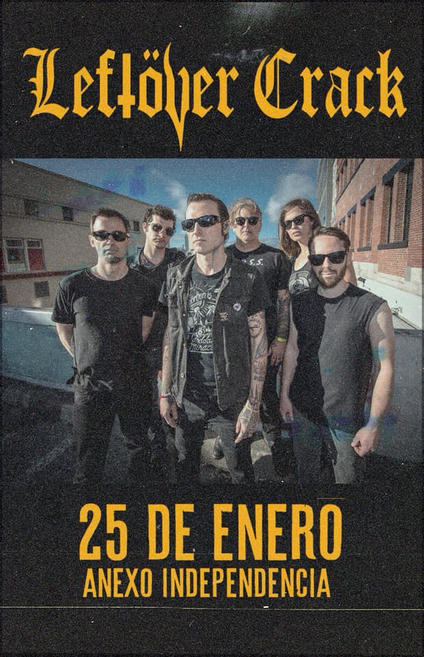 Setlist_me's tweet image. #LeftoverCrack en el Anexo del @foindependencia este próximo 25 de Enero del 2019.