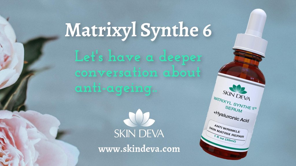 skindevaproduct's tweet photo. Matrixyl Synthe 6 
Let's have a deeper conversation about anti-ageing.....#skindeva#skincare#antiaging#wrinkles#women https://t.co/dQ9We6LOvw