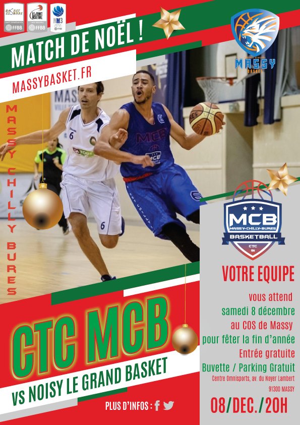 MassyBasket's tweet photo. Rdv 19h30 pour l école de #MiniBasket présentation avec les joueurs de la #ctcMCB91 @villedemassy #goMCB https://t.co/y5pDpFwams