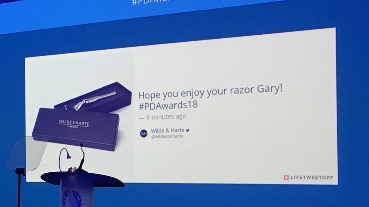 Thank you Private Dentistry Awards 2018 - Great to be part of such a prestigious event #PDawards18 #wildeandharte #MensGrooming #giftsformen