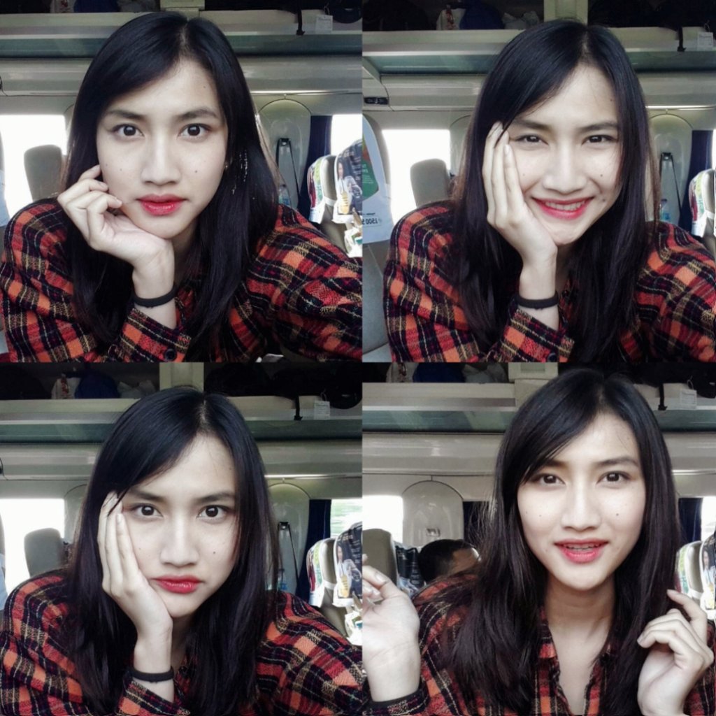 thisfrieska's tweet photo. Foto kemarin nih di kereta~ @KAI121 @keretaapikita #JKT48OnTrain https://t.co/Ye8Z61KrSf