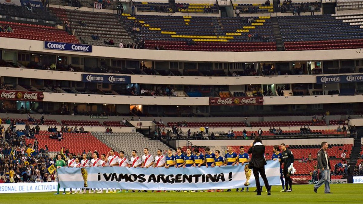 Zaylo_Official's tweet photo. @SchneiderARG RIVER - BOCA 31 de mayo 2014 Estadio Azteca, México #JUEGASCHNEIDER 
@SchneiderARG https://t.co/RAzB8CwNvX